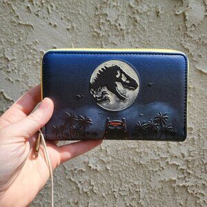Loungefly Jurassic Park 30th Anniversary Dino Moon Zip-Around Wallet